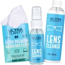 Propulsé par Nano Magic Eyeglass Lens Cleaning Spray 7oz Value Pack 1oz Spray, 6oz Recharge, Microfibre pour les verres, Téléphone, Ecrans électroniques, Surfaces Optic, Surfaces enduites