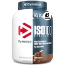 Dymatize ISO100 Hydrolysed Protein Powder, 100% Whey Isolate Protein, 25g Protein, 5.5g BCAAs, Glutenfrei, schnelles Absorbieren, einfaches Digesting, Gourmet Chocolate, 3 Pound (42 Servierungen)