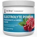 Dr. Berg Zero Sugar Hydration Keto Elektrolyt-Pulver - Verbessert mit 1000 mg Kalium & Real Pink Himalaya Salz (NOT Tischsalz) - Granatapfel und Kirsch-Hydrauerei Getränke-Ergänzung - 50 Portionen