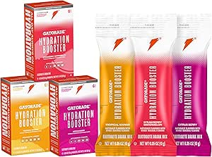 Gatorade Hydration Booster - Tutti i 3 gusti (Anguria di fragole, Mango tropicale, Citrus Berry)