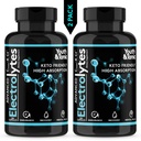 Supplément d'électrolyte complet w Haute biodisponibilité et Cmax Chlorure de potassium Magnésium pour le rétablissement musculaire d'endurance Focus mental. Sels de réhydratation rapide et pilules kéto-friendly avec 200 capsules