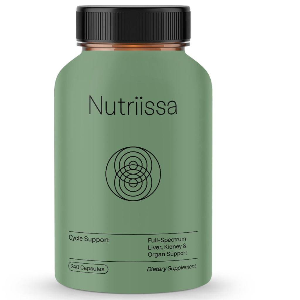 Nutriissa Cycle Support - Premium Kidney & Liver Detox - Organ Verteidigung für Bodybuilder & Gewichtheber - EPEB zertifiziert für Reinheit & Potenz - 400mg TUDCA & 1000mg NAC - Vegan, 240 Kapseln