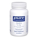 Pure Encapsulations DHEA 5 mg - Supporto Immune & Hormones Balance* - Micronized DHEA - Gluten Free & Vegan - 180 capsule