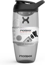 Promix Pursuit Protein Shaker Bottiglia (24 oz) – Silent No-Ball Mixer, Leak-Proof Lid, BPA/BPS & Phthalate-Free ECOZEN – Easy-Clean Shaker Cup for Protein Shakes, Pre & Post-Workout Smoothies