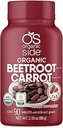 | Beetroot & Karotten Tablets | 100% Pure Organic | 90 Count | 1,120 mg | USDA Certified | Non-GMO, Plant-Based for Heart Health & Energy Boost