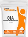 BulkSupplements.com Conjugated Linoleic Acid Powder - CLA Supplement, Nahrungsergänzungsmittel - Glutenfrei, 2g pro Servierung, 100g (3,5 oz) (Pack von 1)