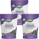 Nature's Way Sambucus Immune Lozenges, Zink + Vitamin C, Black Elderberry Extract, USDA Certified Organic, Original Berry Flavored, 24 Lozenges (Packaging May Vary) - 3 Pack