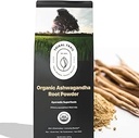 Polvere organica di Ashwagandha | 8.01 oz | USDA Organic & Non-GMO | Raw from India | Stress Relief & Immune Support | Ashwagandha Supplement (150 Serve)