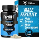 Fertili-T Mann männliche Fruchtbarkeit Unterstützung | 1500 MG | 90 Kapseln | steigert Spermien Gesundheit, Energie & Wellness | Optimiert natürliche Fruchtbarkeit | Easy-to-Swallow (1)