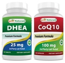 Meilleurs naturels DHEA 100mg & COQ10 100 mg