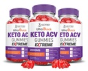 (3 Pack) Ultra rapide Gommies de vinaigre de cidre de pomme ultra rapide Gommies Extreme 2000MG Ultraquick Gommies de cidre de pomme Formulé avec poudre de jus de betterave de grenade B12 Vegan Non OGM 180 Gommys
