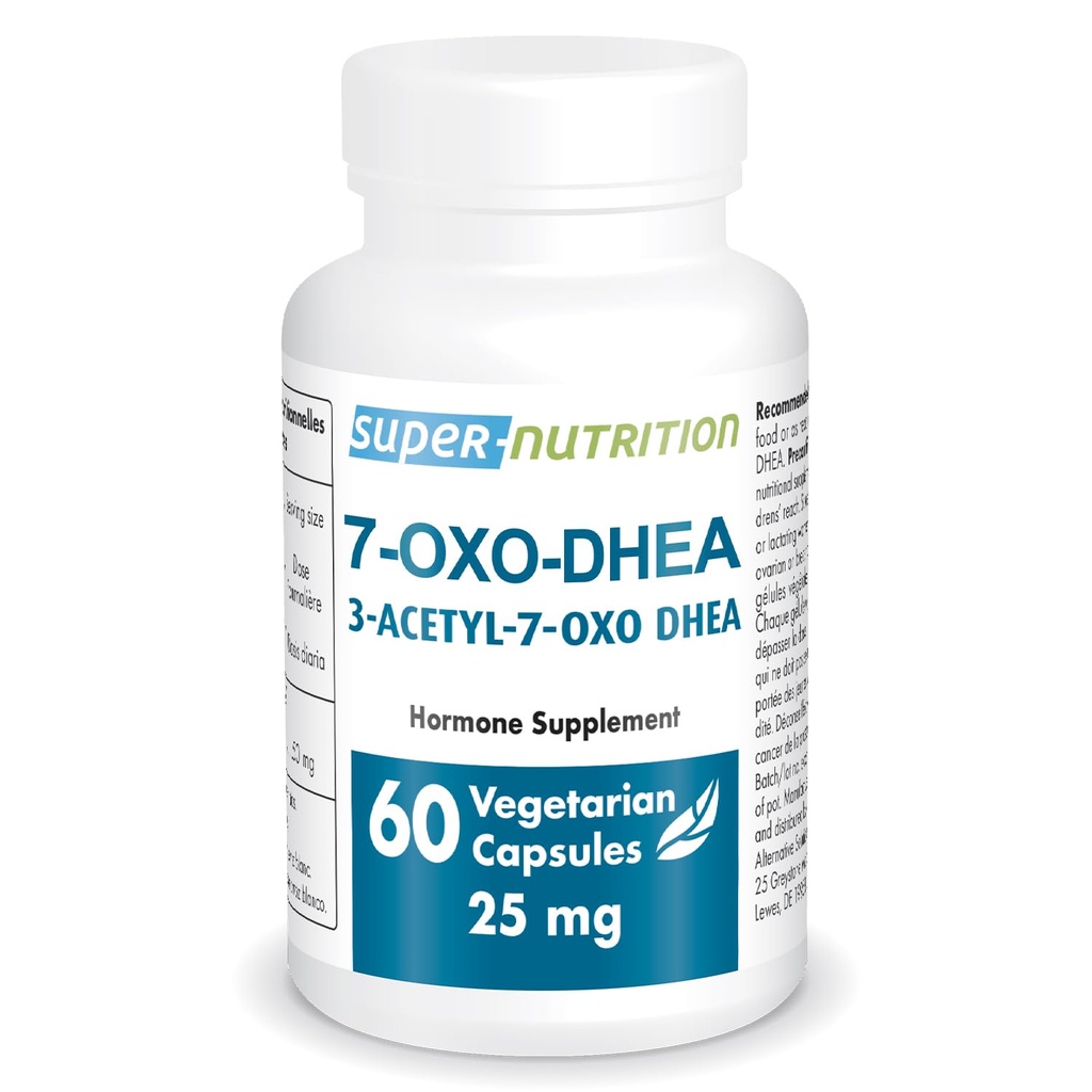 Supersmart 7-OXO DHEA 25mg - Supplément avancé de metabolite de DHEA