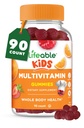Lebensfähige Kinder Multivitamin Gummies | Große Verkostung Multivitamin für Kinder | mit Vitaminen A, C, D, E, B6, B12, Zink, Biotin, Folsäure, Jod, Niacin | für Gesamtkörpergesundheit | 90 Gummies