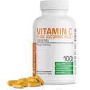Bronson Vitamine C 1000mg Comprimés d'acide ascorbique non-OGM Premium, 100 Compte