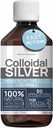 Kolloidale Silberflüssigkeit 8 fl oz 10 PPM - Bioaktives Hydrosol Silber Wasser - Natürliche Immununterstützung Nano Sol Supplement Lösung - Qualität Ionic Minerals - Organische Strukturierte Silber