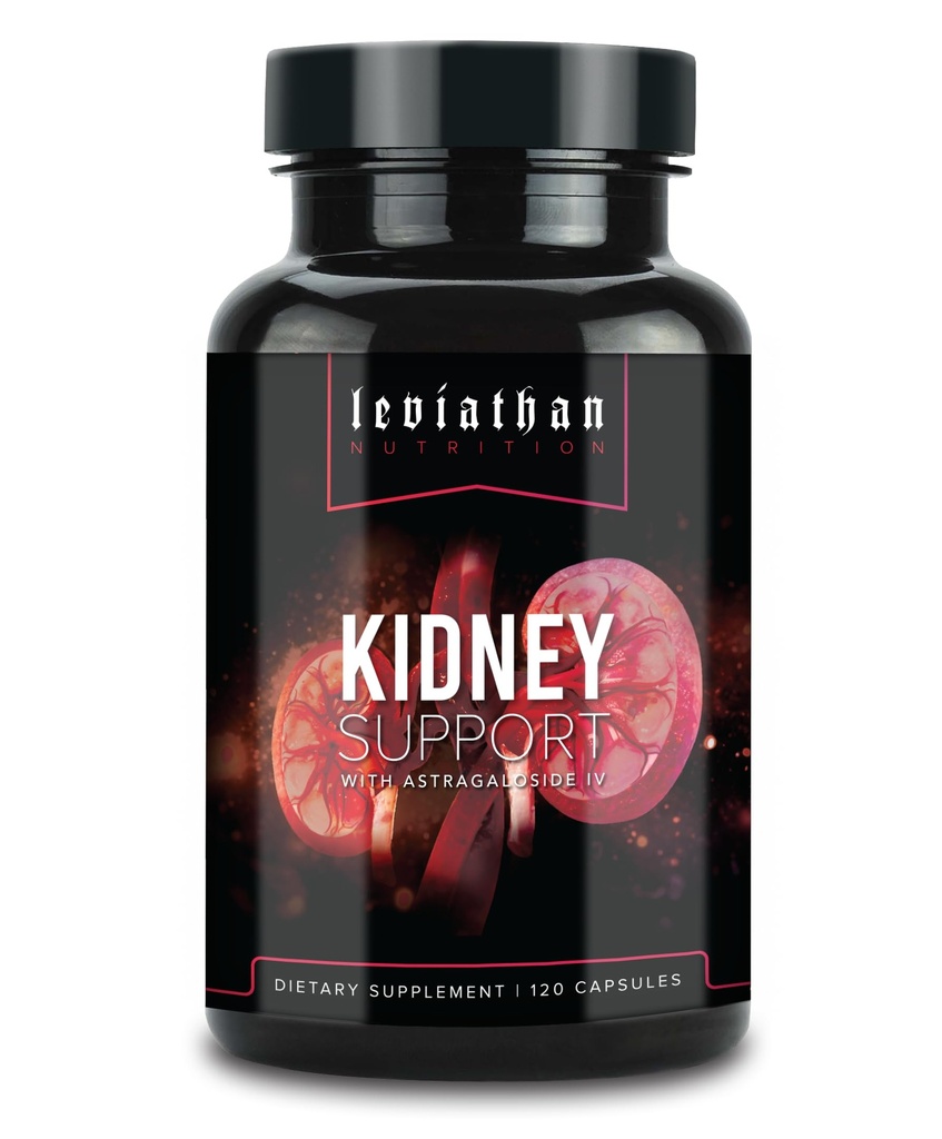 Leviathan Super Rein Cleanse & Urinary Detox Formula (formule de désintoxication du rein et de la vésicule) Optimisé Rein Health & Gallbladder Formula (formule de désinfectation complète et de désinfectation du rein) - Gérez les pierres du rein.