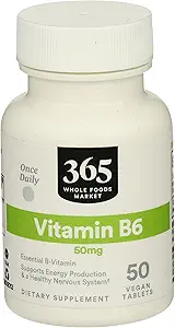 365 da Whole Foods Market, Vitamina B6 50Mg, 50 Conte (Pacchetto di 2)