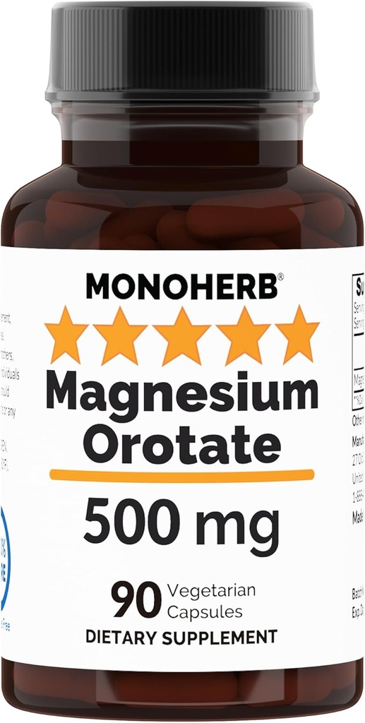 Magnesium Orotat 500 mg pro Kapsel 90 Vegetarische Kapseln