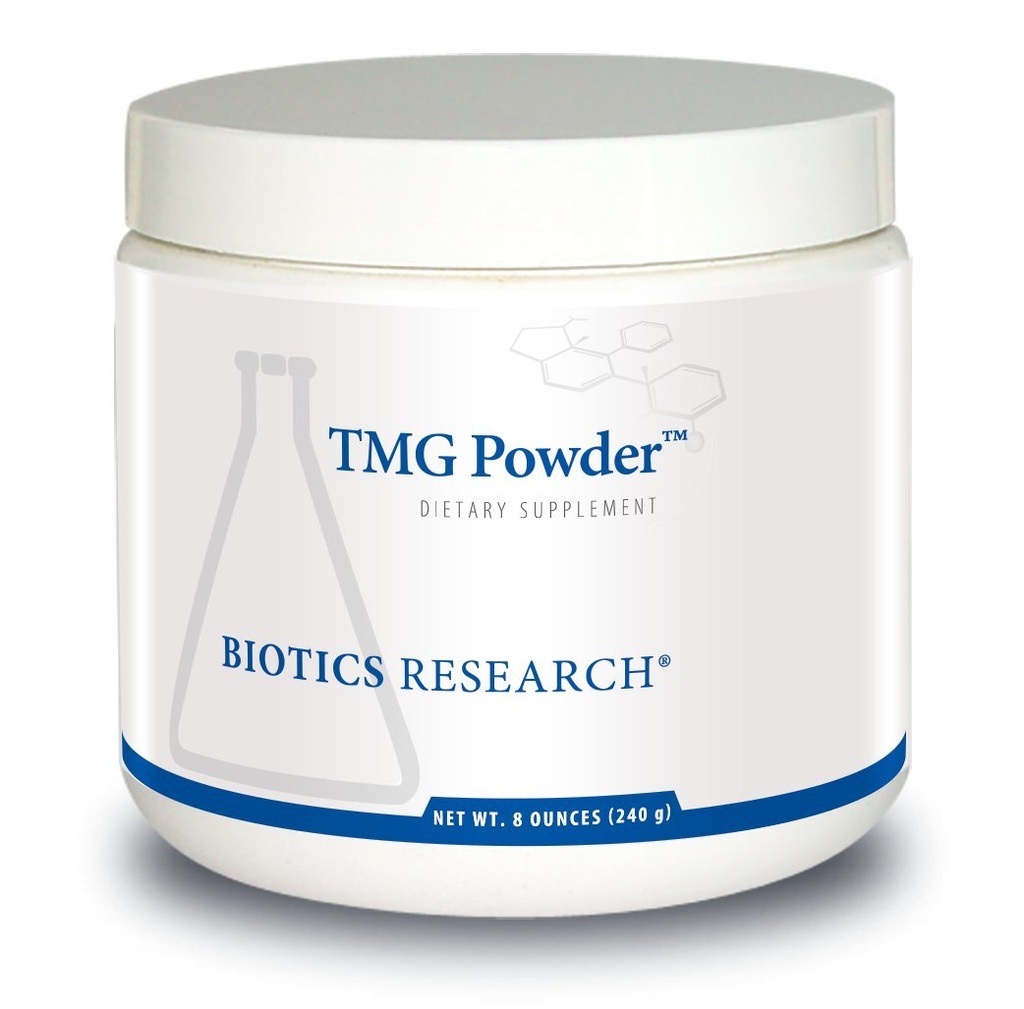 Biotics Research TMG Powder – Trimethylglycin. Betaine. Puderformel. Methyl Donor. Vascular Protection. Muscle Gain. Entgiftung. Unterstützt gesunde Homocystein Levels Enthält: 8 Oz (240g)