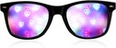 Ultimate Diffraction Glasses - 3D Rainbow Heart Effect - Große Edm, Konzert und Rave Zubehör