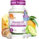 Zahler - Advanced Vitamin D3 50000 IU Kapseln (120 Zähler) Kosher Vegetarisch Freundliches Vitamin D für Immununterstützung, Knochen, Zähne & Muskel Gesundheit - Wöchentliche D3 Vitamin-Ergänzung- Easy Swallow Vitamin D3.