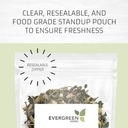 Evergreen Herbs Cuachalalate Herb (Amphipetyglum Adstringens) - Wiederverschließbarer Stand Up Pouch, um Frische zu gewährleisten! (Tea Bags)