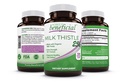 Capsules de chardon de lait biologique, 50:1 extrait de chardon de lait, nettoyage du foie et soutien antioxydant, 120 capsules de légumes, végétalien et non-OGM