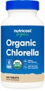 Nutricost Organic Chlorella 500mg, 240 Tabletten - Glutenfrei, Non-GMO