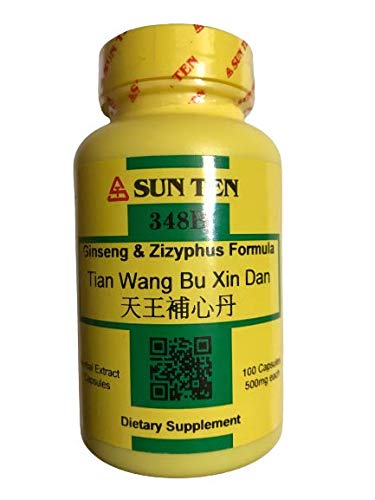 Sun Ten - Ginseng & Zizyphus Formula Capsules/Tian Wang Bu Xin Dan/天王補心丹