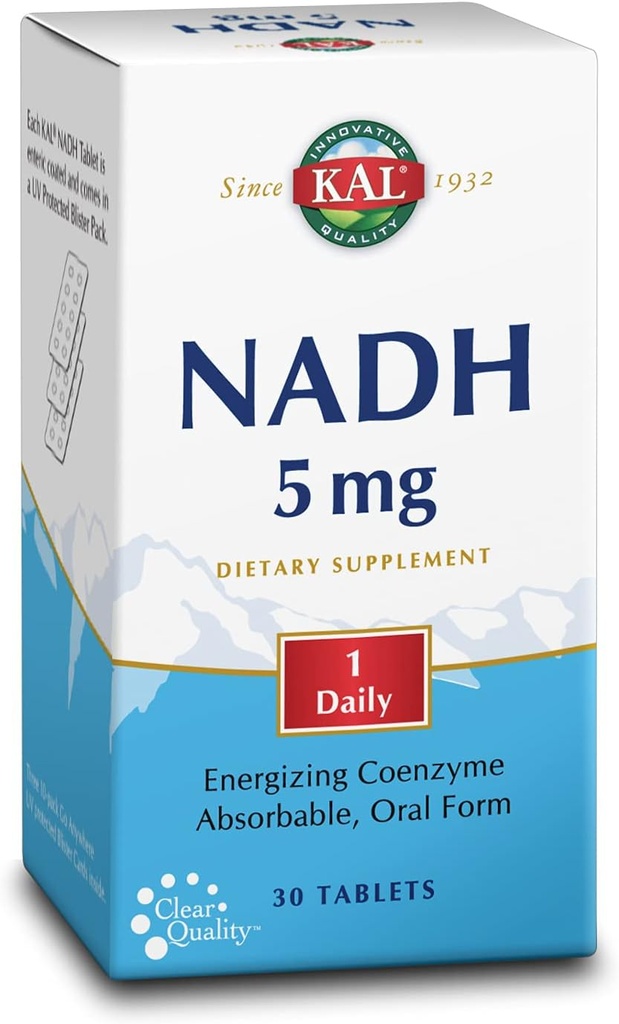 KAL 5 Mg Nadh Tablets, 30 Zähler