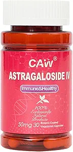 CAW Astragaloside IV Supporto Immune | Max Absorption Anti-Aging Supplement | 50mg 30 capsule vegetariane