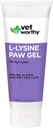 Vet Worthy Lysine Paw Gel Aid for Cat - Cat Paw Gel per sostenere il sistema immunitario e la salute generale - Supplemento al gatto con Aminoacido L-Lysine- Salmon Flavor Gel, 3oz