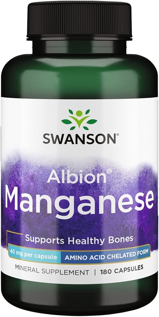 Albion Chelat Manganese 40 mg 180 Caps