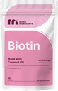Micro Ingredients Biotin 10.000 mcg mit Hyaluronsäure 25 mg pro Servieren | Hergestellt mit Kokosnussöl | 365 Softgels | 1 pro Tag | One Year Supply | Non-GMO & Gluten Free