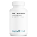 SuperSmart - Zink L-Carnosine 75mg pro Tag (Well-Toleriert) - Zink Carnosine Ergänzung | Non-GMO & Glutenfrei - 120 Vegetarische Kapseln