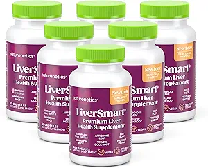 LiverSmart - Liver Cleanse & Repair Formula with European Milk Thistle, Silymarin, Artichoke, Dandelion, Yellow Dock Root, Beet Root - Supplément pour aider, renouveler et soutenir la santé du foie (6)
