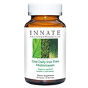 INNATE Response Formulas One Daily ohne Eisen - Iron Free Daily Multivitamin - Mit B Vitaminen - Vegetarisch, Non-GMO und Kosher - Hergestellt ohne 9 Lebensmittel Allergene - 60 Zähler (60 Servietten)