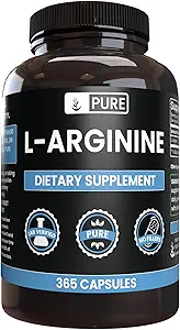 Ingredienti originali puri L-Arginina (730 capsule) No Magnesio o Filler di riso, Sempre Pure, Lab verificato