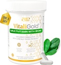 VitaliGold – Integratore probiotico di supporto inmune con il complesso di vitamine b| Clinicamente Testato Ingrediente | Aumento di immunità, Salute Gut, probiotici per la salute digestiva, sollievo di costipazione per gli adulti