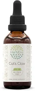 Griffe de chat B60 Teinture d'extrait d'herbe sans alcool, griffe de chat super concentrée (Uncaria Tomentosa) (2 fl oz)