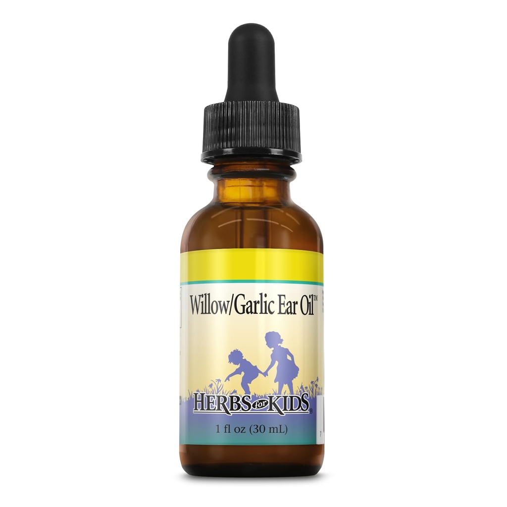 Herbes pour les enfants Huile d'oreille de saule/ail, non parfumée (Btl-Glass)