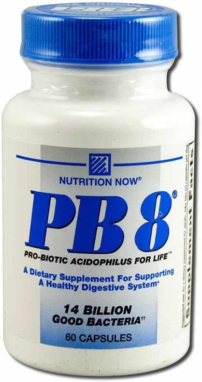 Nutrition Maintenant, PB8 Acidophilus Capsules, 60 Nombre