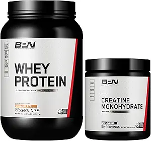 BARE PERFORMANCE NUTRITION BPN Whey Cinnamon Roll Protein + Creatina Bundle