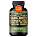 Gade Nutrition Ashwagandha mit Maca Root, Horny Goat Weed, Turkesterone Supplement, Tribulus Terrestris, Panax Ginseng | 90 Gemüsekapseln für Energie, Stamina, Performance.