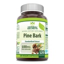 Herbal Secrets Pine Bark Extraction Supplément de 100 Mg par portion de 120 Capsules de légumes non-OGM