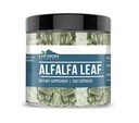 Elementi terrestri Alfalfa Foglia 200 Capsule, Pure & Undiluted, Senza Additivi