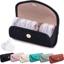 BAGSFY organizzatore settimanale di pillole 2 volte al giorno in un caso di pillole di tessuto carino, sacchetto di medicina, scatola di pedaggio di AM PM 7 giorno, custodia di viaggio portatile di farmaci per pillole, vitamine, oli di pesce, integratori.
