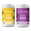 Ultima Replenisher Mélange de poudre d'électrolyte – Sans sucre – Cimonade et raisin, 90 portions – Poudre d'hydratation - 6 électrolytes clés et minéraux traces – Keto Friendly, non-OGM