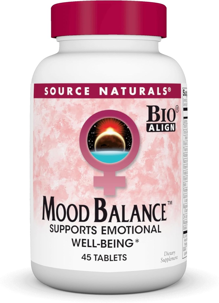 Quelle Naturals Mood Balance, unterstützt Emotional Wohlbefinden* - 45 Tabletten