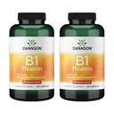 Swanson Vitamin B1 (Thiamin) - Fördert gesunde Stoffwechsel und liefert Energieunterstützung - Natürliche Vitaminergänzung Unterstützung Optimum Nerve Cell Function - (250 Kapseln, 100mg Jeder) (2 Pack)